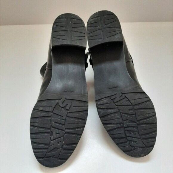 STUART WEITZMAN Slip-on Ankle Booties Side Buckle Genuine Leather Sz 7.5 M - Picture 11 of 11